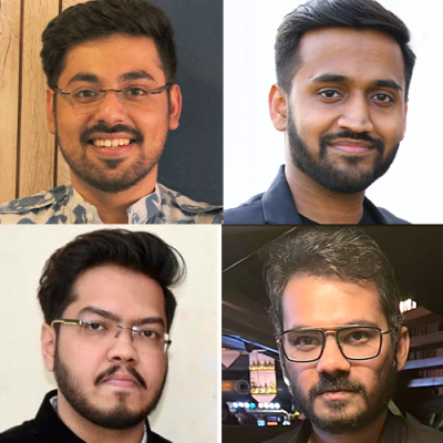 Akshay Sancheti, Mehul Kothari, Prateek Khandelwal, Achintya Rajimwale 